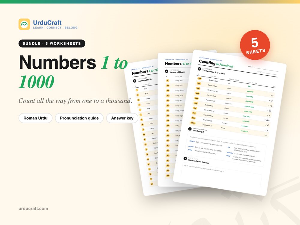 Numbers Mastery bundle cover